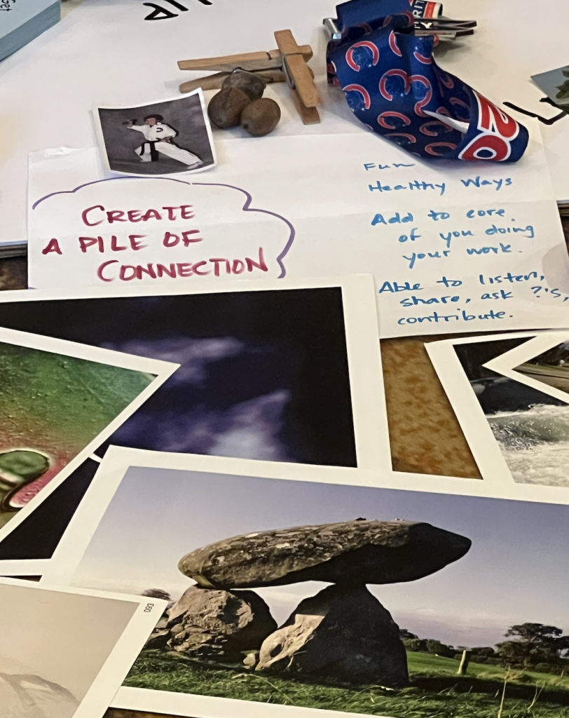 Visual Explorer, Create connection, facilitating with pictures.